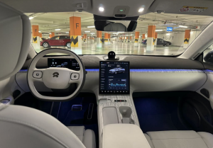 NIO ET7 elektromobil interiér